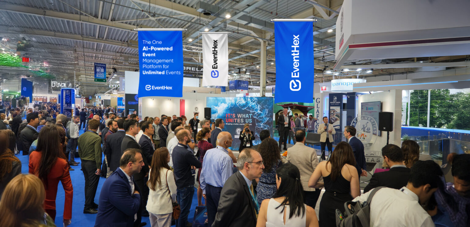 EventHex team at a conference